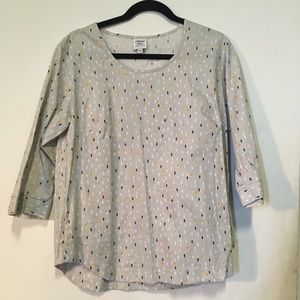 Boutique brand top, 3/4 sleeves - never worn